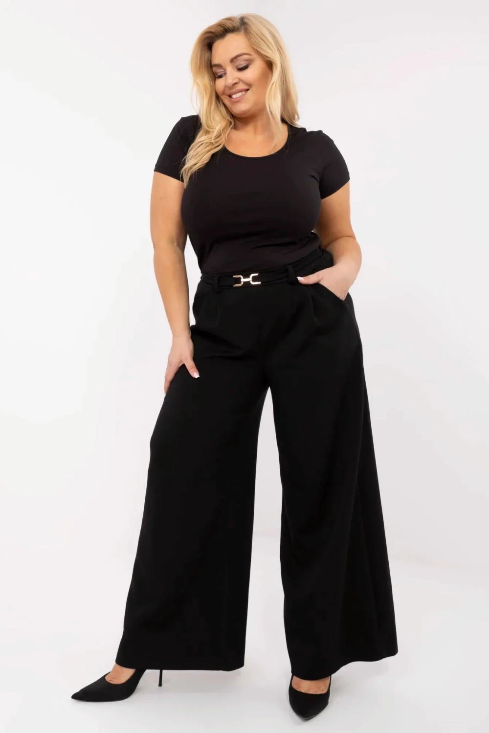 Maicë plus size Relevance 211764 femra, e zezë