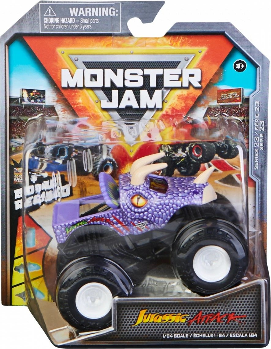 Lodër veturë Monster Jam Spin Master 1:64, metal dhe plastikë, ngjyra të përziera, 1 copë Lodër veturë Monster Jam Spin Master 1:64, metal dhe plastikë, ngjyra të përziera, 1 copë