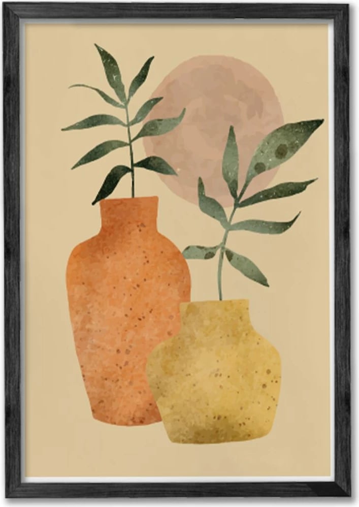 Pikturë dekorative me kornizë (3 copë), Wallity, Ersy3Syhcrv28