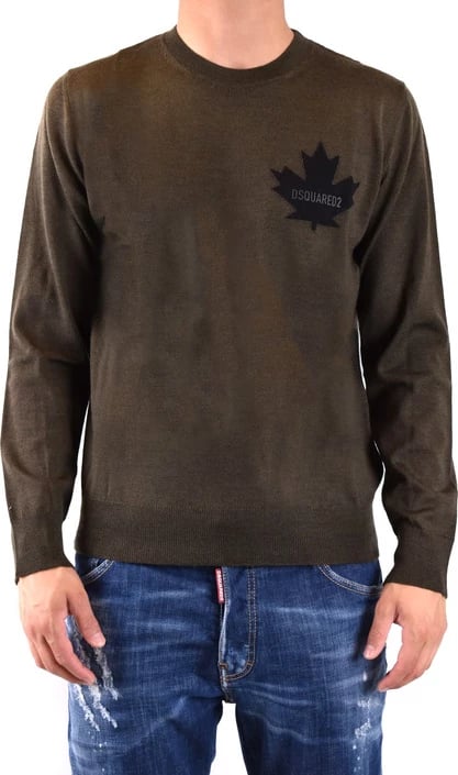 Maicë me gjatësi të gjatë Dsquared2, meshkuj, e gjelbër Maicë me gjatësi të gjatë Dsquared2, meshkuj, e gjelbër