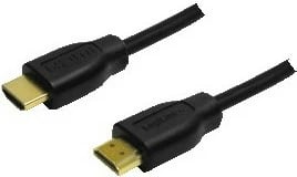 Kabllo HDMI LogiLink 1m, HDMI Type A (Standard), Mashkull/Mashkull, e zezë