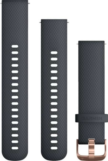 Rrip silikoni Garmin Quick Release 20mm, për Smartwatch, kaltër