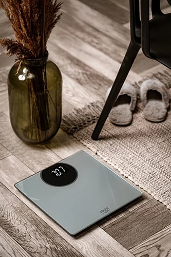 Peshore banjoje Adler AD8175 180 kg ekran LED xhami i temperuar 6 mm argjendtë