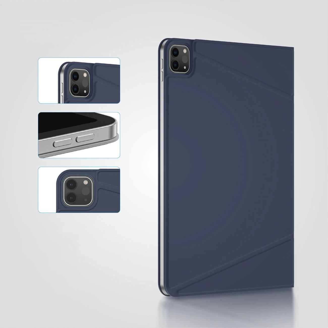 Mbështjellës folio tablet, AmazingThing, Matte Pro Mag Folio me qëndrim magnetik për iPad Air 13" M3 (2025), blu