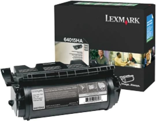 Toner Lexmark 64016HE kapacitet i lartë, rendiment 9,750–23,700 faqe, 1 copë, i zi