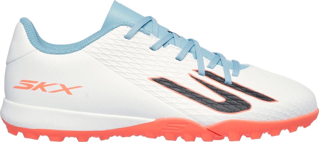 Atlete futbolli për fëmijë Skechers, të bardha