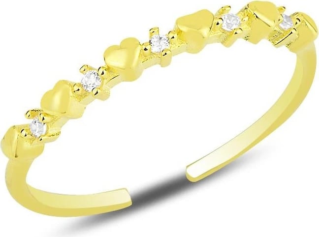 Unazë argjendi, ngjyrë ari, Jumeon, SGTL12174