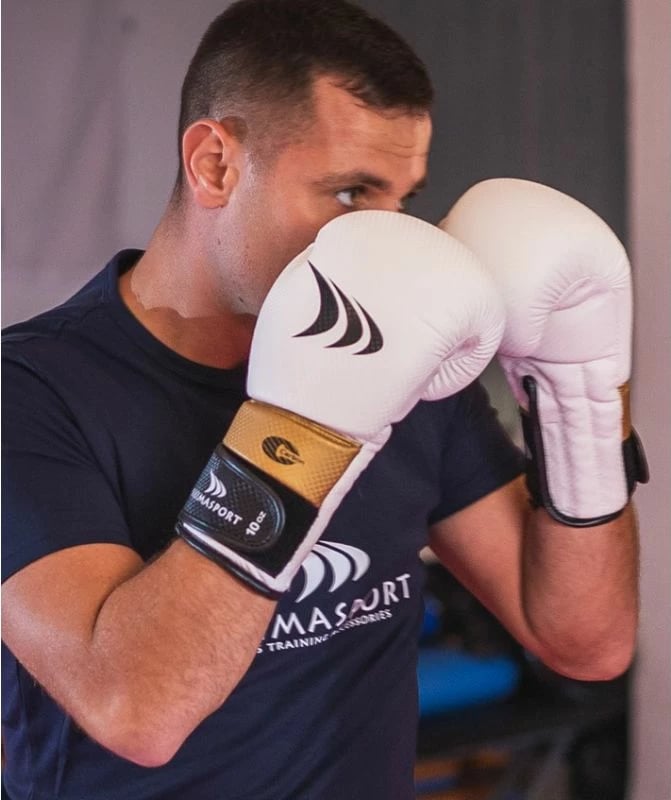 Doreza boksi Yakmasport lion 0.34kg, të bardha