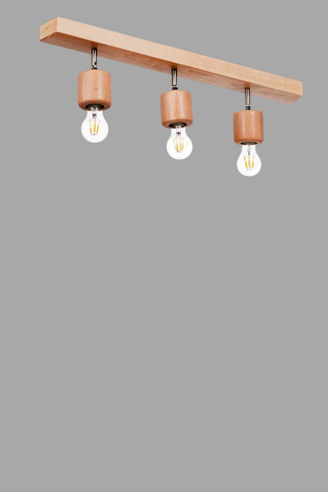 Llambë tavani druri, 3 vendesh, ngjyrë lisi, Opviq 9005-3