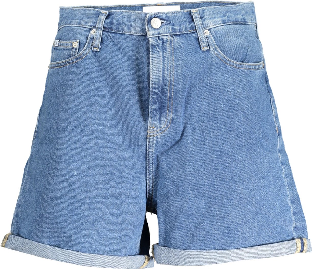 Shorce për femra Calvin Klein Jeans, të kaltërta të çelta