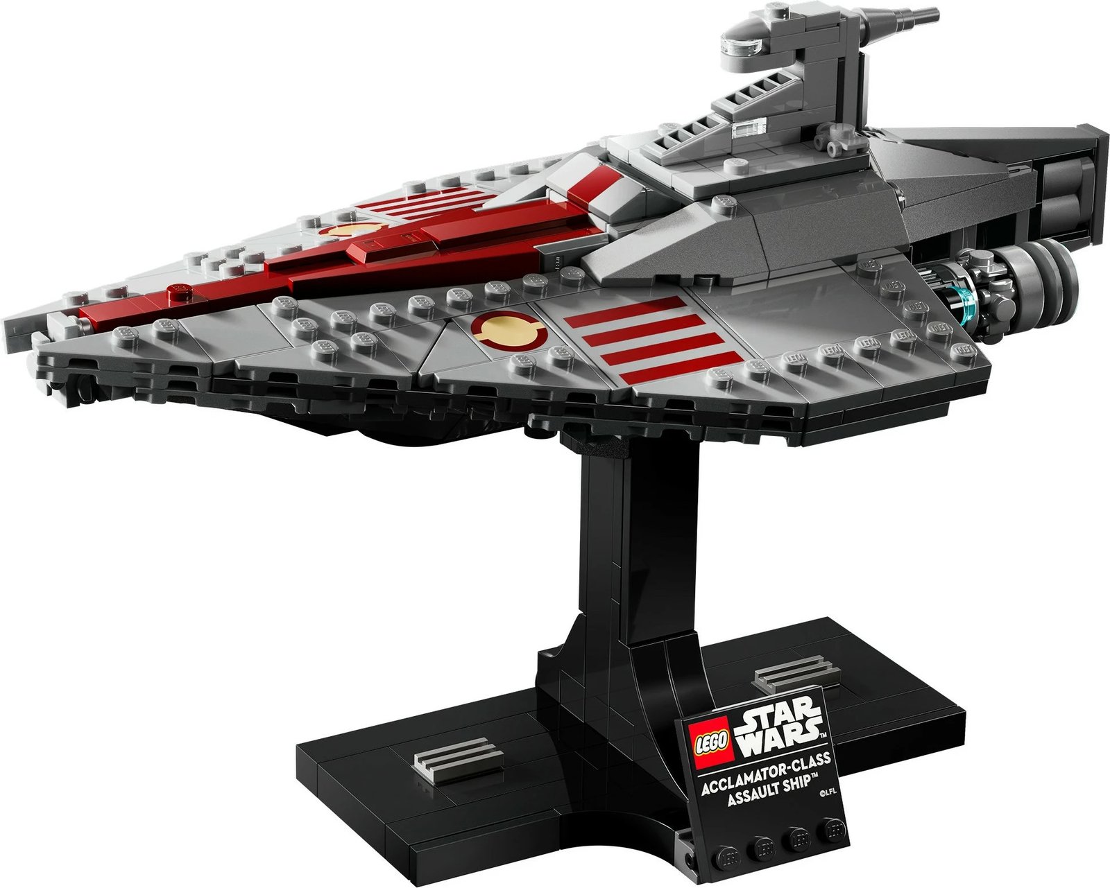 Set ndërtimi LEGO Star Wars 75404 Acclamator-Class Assault Ship, 450 pjesë, multikolor