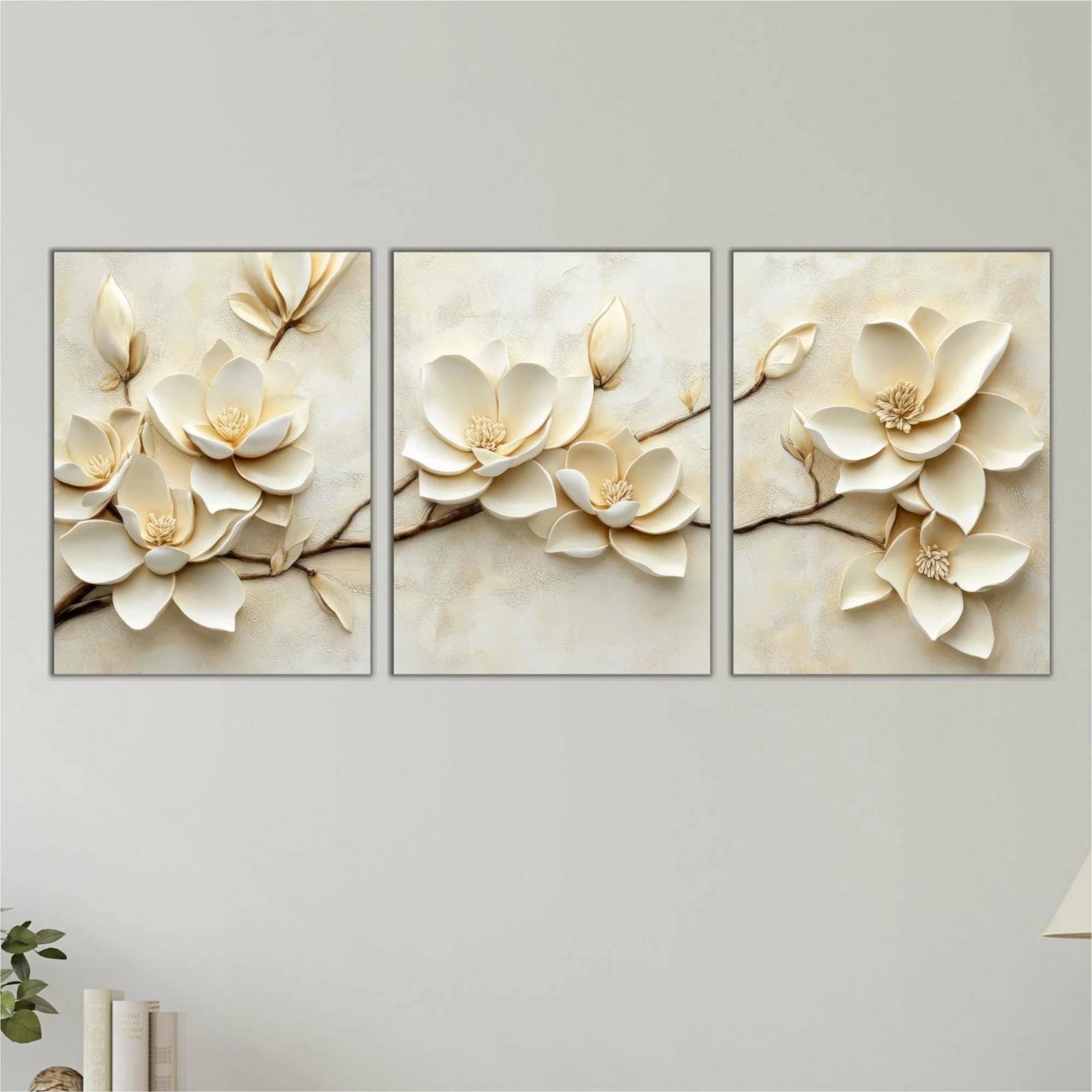 Pikturë dekorative MDF (3 copë), Wallity, shumëngjyrëshe, Mdf - 00108