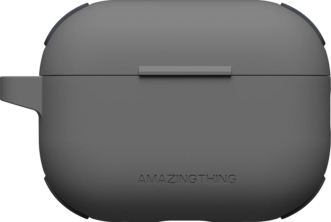 Mbështjellës AmazingThing Omni Case për AirPods Pro 2, silikon, zi
