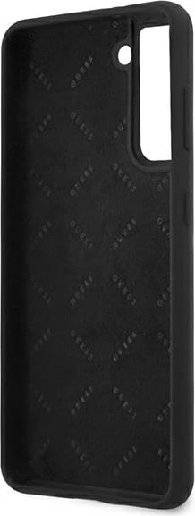 Mbështjellës Guess GUHCS21MLSVSBK për Samsung Galaxy S21+, silikon, i zi