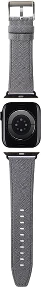 Rrip për Apple Watch Karl Lagerfeld Saffiano Monogram, 42/44/45/49mm, Argjendtë