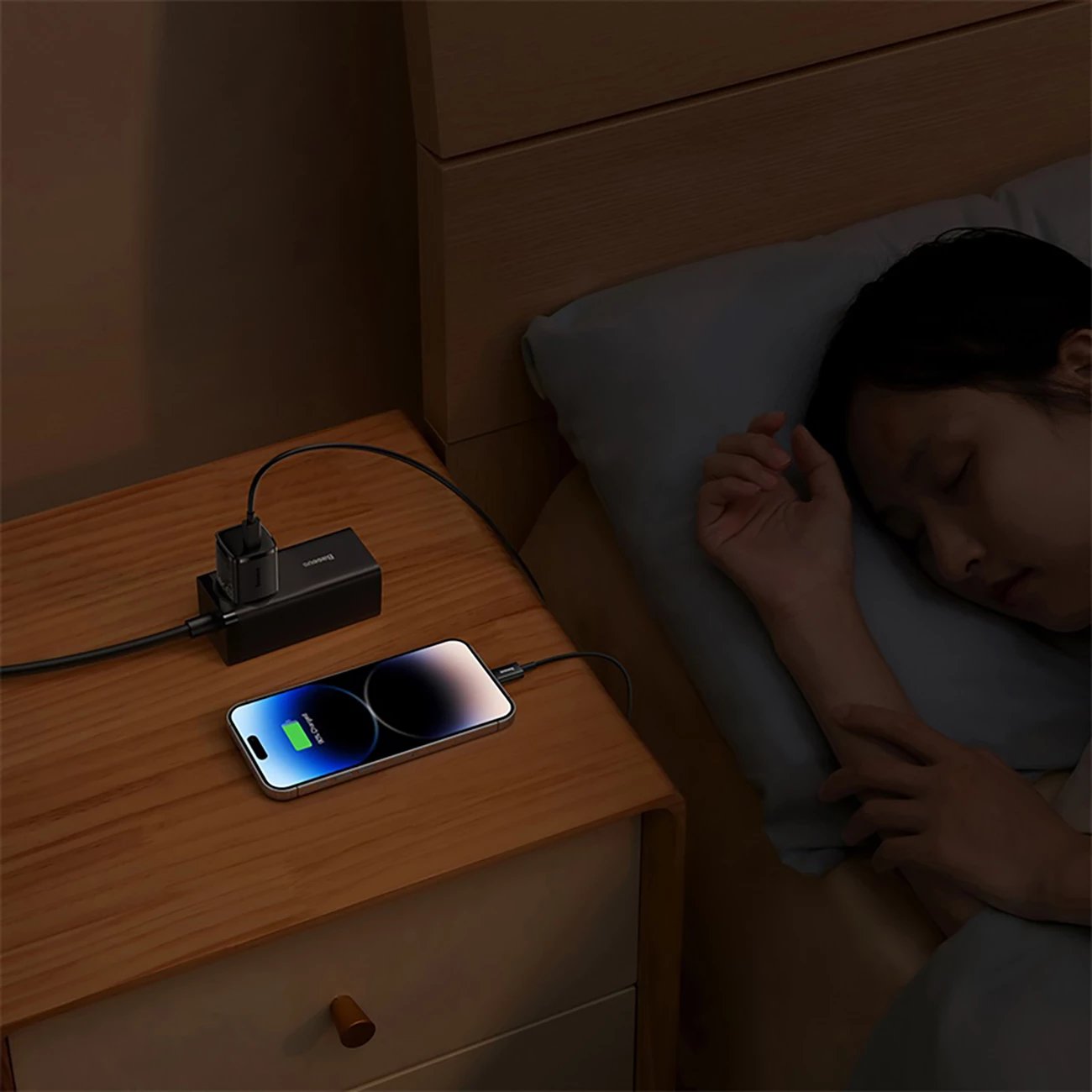 Karikues muri Baseus Cube Pro 30W, USB-C, i zi