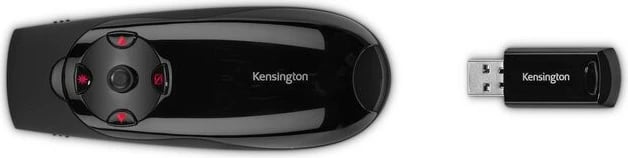 Telekomandë prezantimi Kensington Presenter Expert K72425EU me lazer të kuq, joystick, e zezë Telekomandë prezantimi Kensington Presenter Expert K72425EU me lazer të kuq, joystick, e zezë
