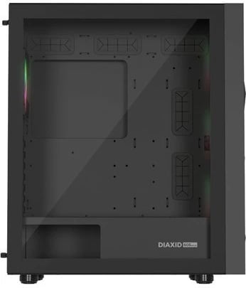 Kasë Natec Genesis Diaxid 605 ARGB, Midi Tower, e zezë Kasë Natec Genesis Diaxid 605 ARGB, Midi Tower, e zezë