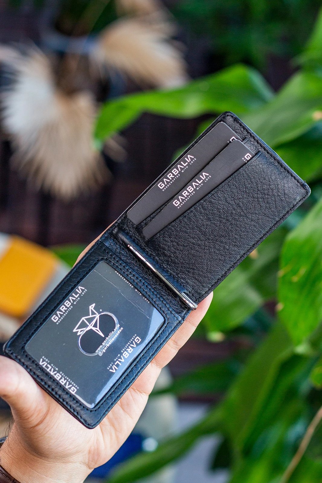 Portofol për burra, lëkurë e zezë, Celtic, Zoozie Bags