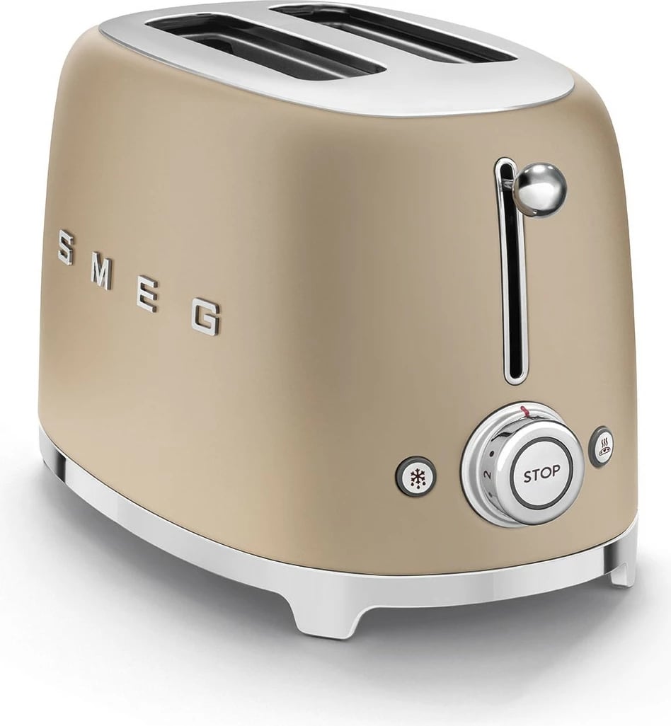 Tostues SMEG TSF01CHMEU, 2 feta, 950W, gold