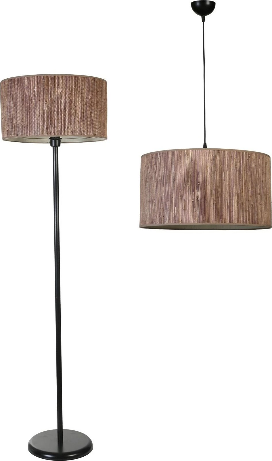 Set llambë tavani dhe llambë dyshemeje Opviq, 8873-5, rozë