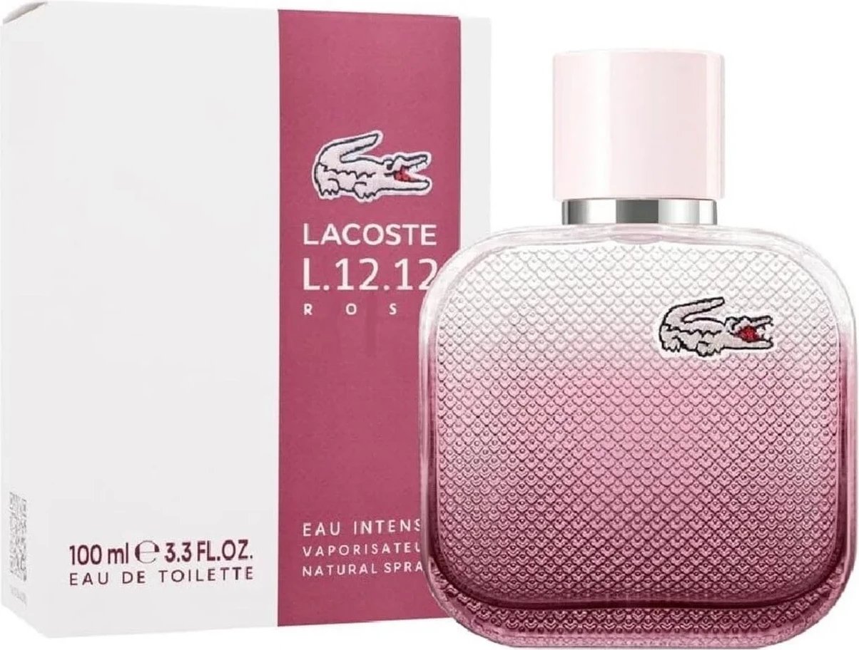 Eau de Toilette Lacoste L 12,12 Rose Eau Intense unisex 100ml rozë