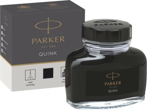 Shishe bojë Parker Quink, e zezë, 1 copë