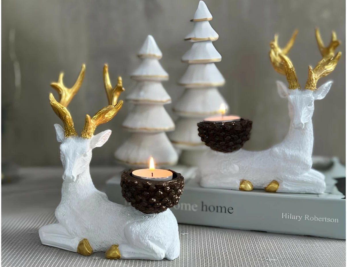 Set mbajtës qirinjsh, dy pjesë, Evila Originals, CY0694