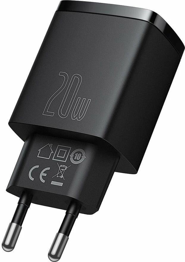 Karikues muri Baseus Compact, 20W, 2 porta USB-A/USB-C, i zi