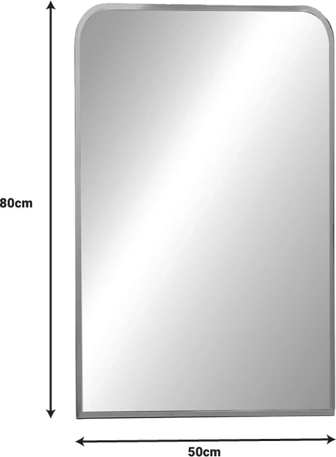 Pasqyrë Classy, alumin i artë, 50x2.5x80cm