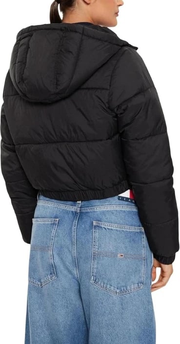 jakne Tommy Hilfiger Jeans femra të zeza