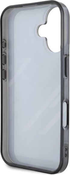Mbështjellës BMW Motorsport IML Random Stripes për iPhone 16 Plus, Zi