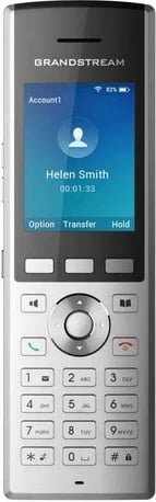 Celular Grandstream WP820, IP Phone, 2 linja, 500 kontakte, i zi, i argjendtë