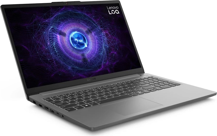 Laptop Lenovo LOQ 15IAX9E, 15.6", Intel Core i5-12450HX, 16 GB RAM, 512 GB SSD, NVIDIA RTX 2050, Gri