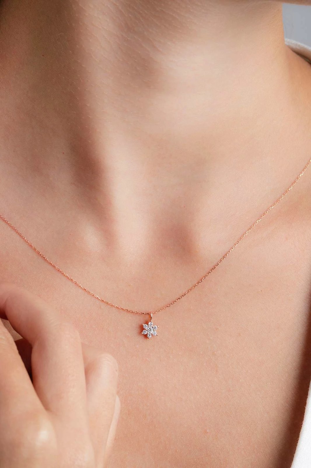 Qafore argjendi, ngjyrë ari rozë, Jumeon, FA183157R