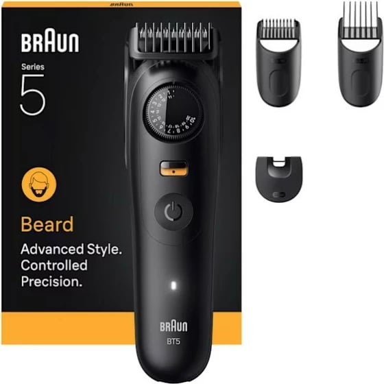 Trimmer mjekre Braun Series 5 BT5520, 4 koka, matt black Trimmer mjekre Braun Series 5 BT5520, 4 koka, matt black