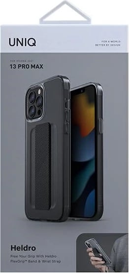 Mbështjellës UNIQ Heldro për iPhone 13 Pro Max, gri