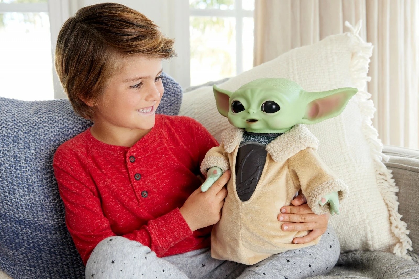 Lodër pelushi Star Wars Mattel Din Grogu, 28 cm, multikolor Lodër pelushi Star Wars Mattel Din Grogu, 28 cm, multikolor