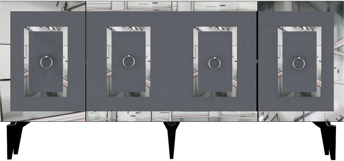 Konsolë Hanah Home, Karya, antracit dhe argjend