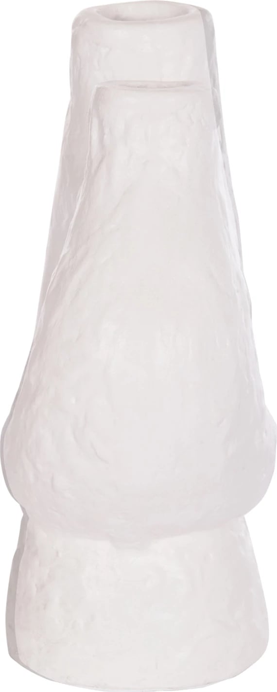 Vazo dekorative tavoline NAMENTIS FH4665.02S, terrakotë, ngjyrë e bardhë, 26x15x32.5cm