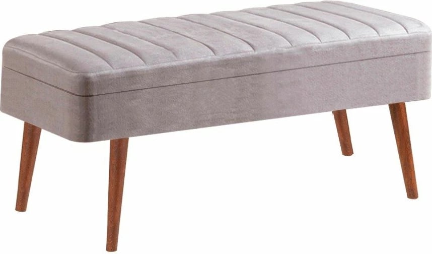 Tavolinë me karrige, set 4 pjesësh, ngjyrë arre dhe gri, Vina 0701 - 3, Skye Decor