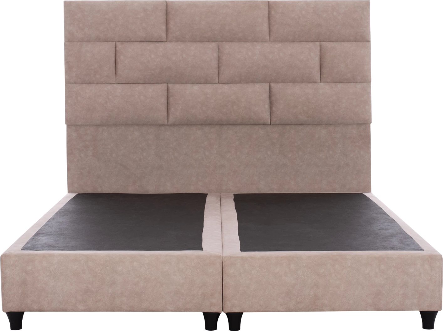 Krevat SOLEDAD, pëlhurë tip nubuck, 150x200