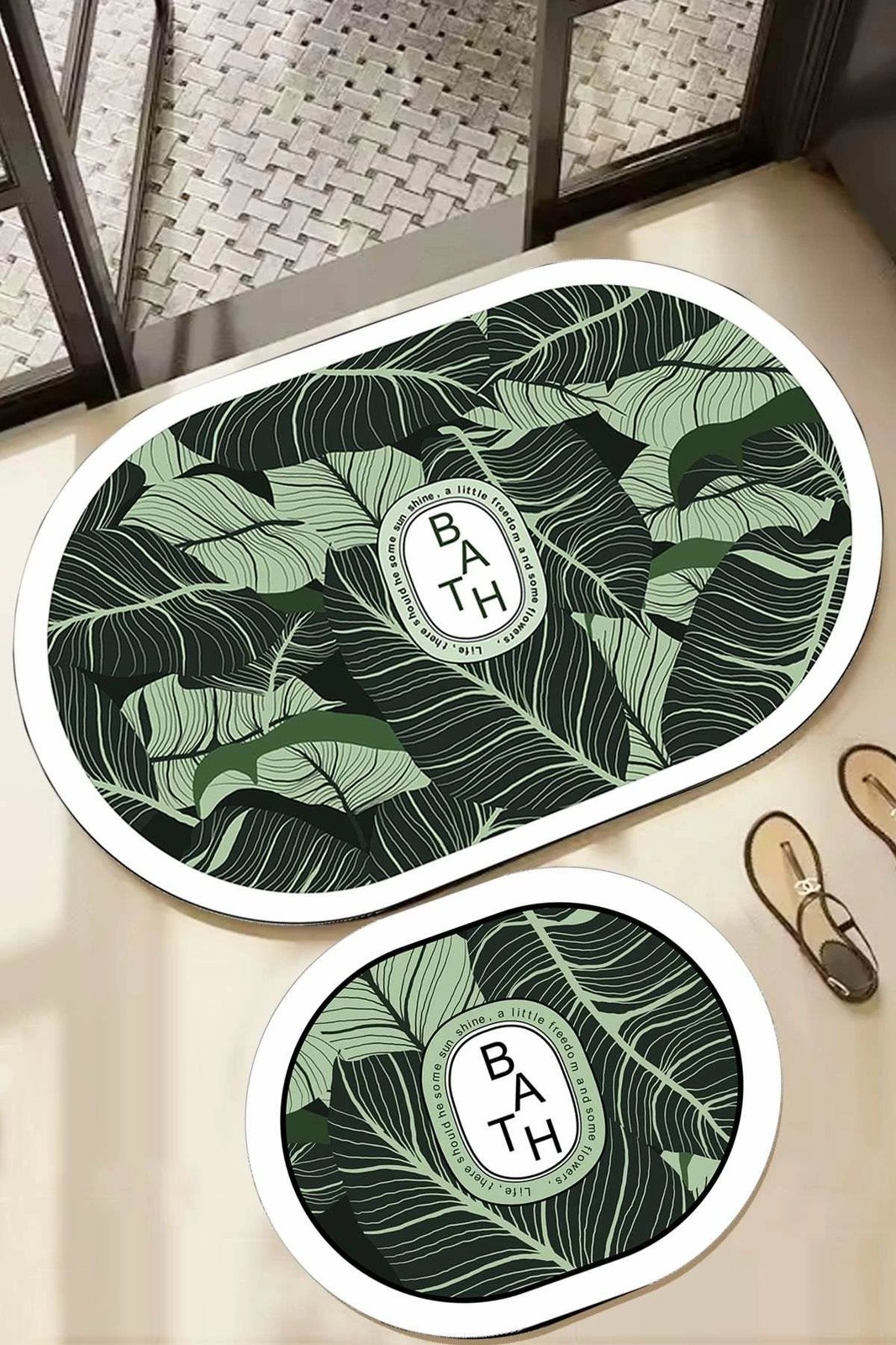 Set tapetash për banjo (2 copë), Mijolnir, Aleas, ngjyrë e gjelbër