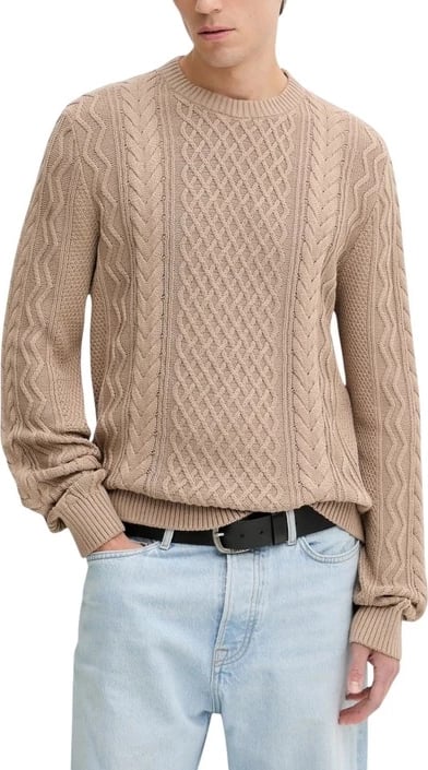 Xhemper për meshkuj Tommy Hilfiger Jeans, beige