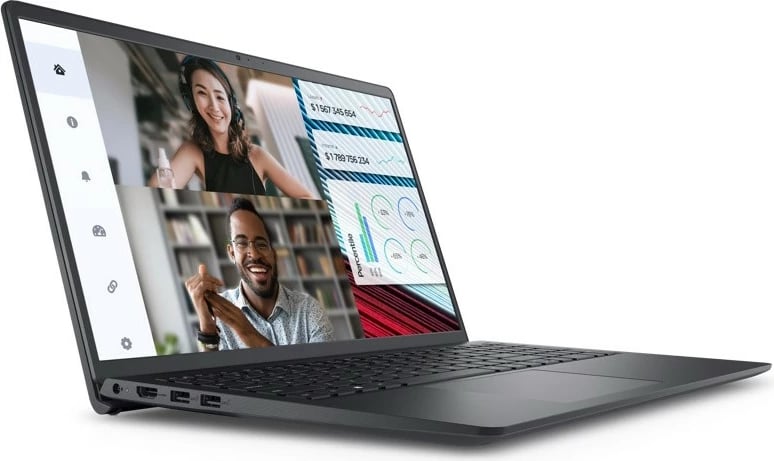 Laptop DELL Vostro 3520 15.6" FHD (Intel Core i7-1255U, 8GB DDR4, 512GB SSD, Intel Iris Xe, NoOS, Grey)
