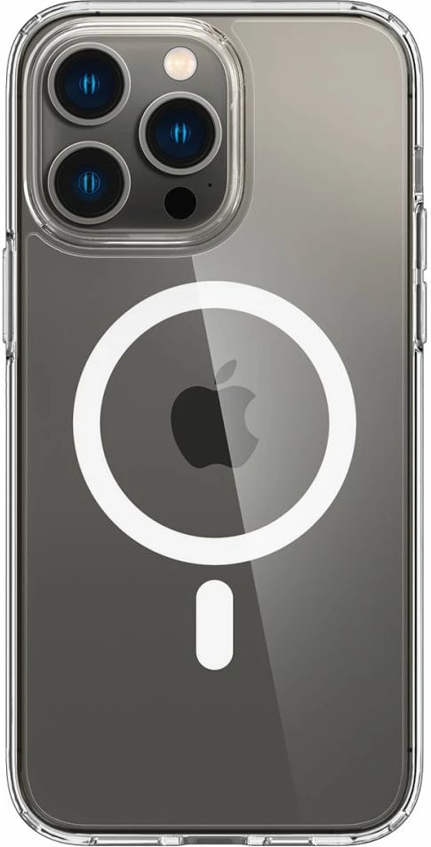 Mbështjellës Spigen Ultra Hybrid Mag për iPhone 14 Pro Max, Transparent/Bardhë