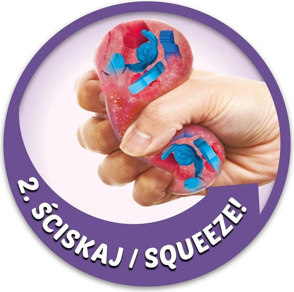 Set kreativ Cobi Fabryka Gniotków Stitch, 3 toptha slime, shumëngjyrësh