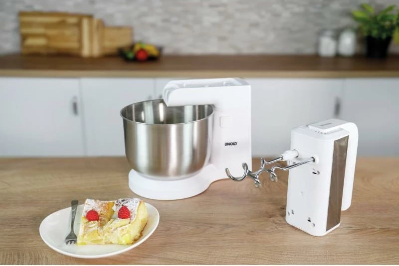Mikser dore UNOLD Hannah 78720 me bazë dhe tas çelik inox, e bardhë/argjend
