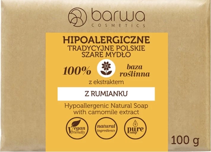 Sapun tradicional Barwa gri me ekstrakt kamomili 100g