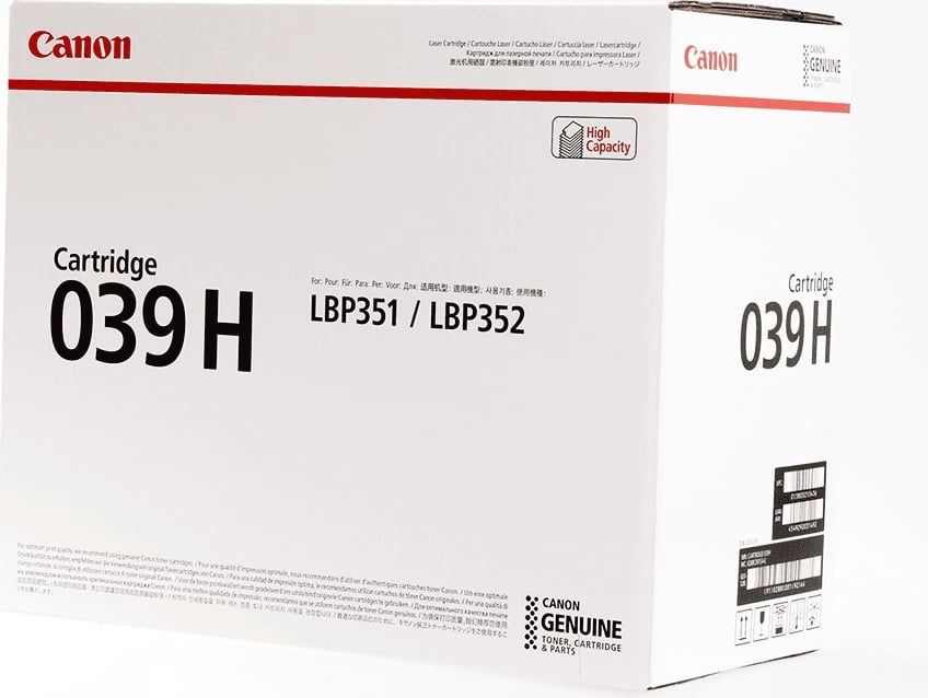 Toner Canon 039H 0288C001 25000 faqe XL i zi